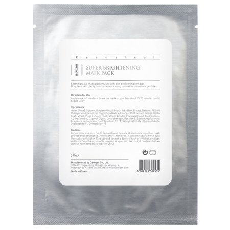 Dermaheal Super Brightening Mask Pack - Rozjasňující pleťová maska